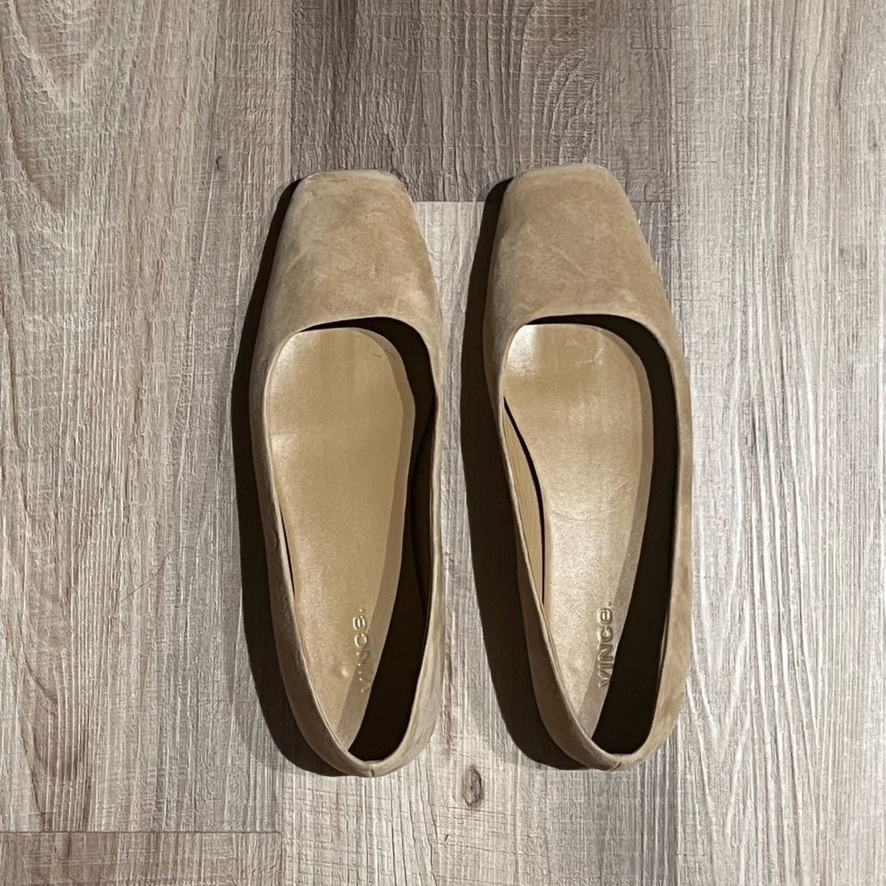 Vince‎ $275 Leah Ballerina Flats shoes 8.5 M